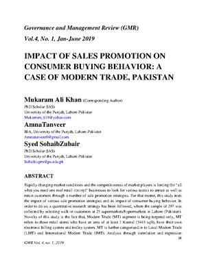 The Effectiveness of Sales Promotion Techniques on Millennial Buying ...