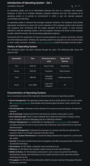Operating Systems II B. Tech I Sem Exam R20 - January 2023 SET 1 ...