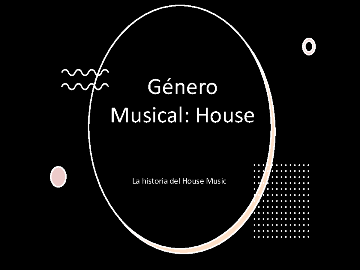 House Expresion Musical - Género Musical: House La historia del House ...