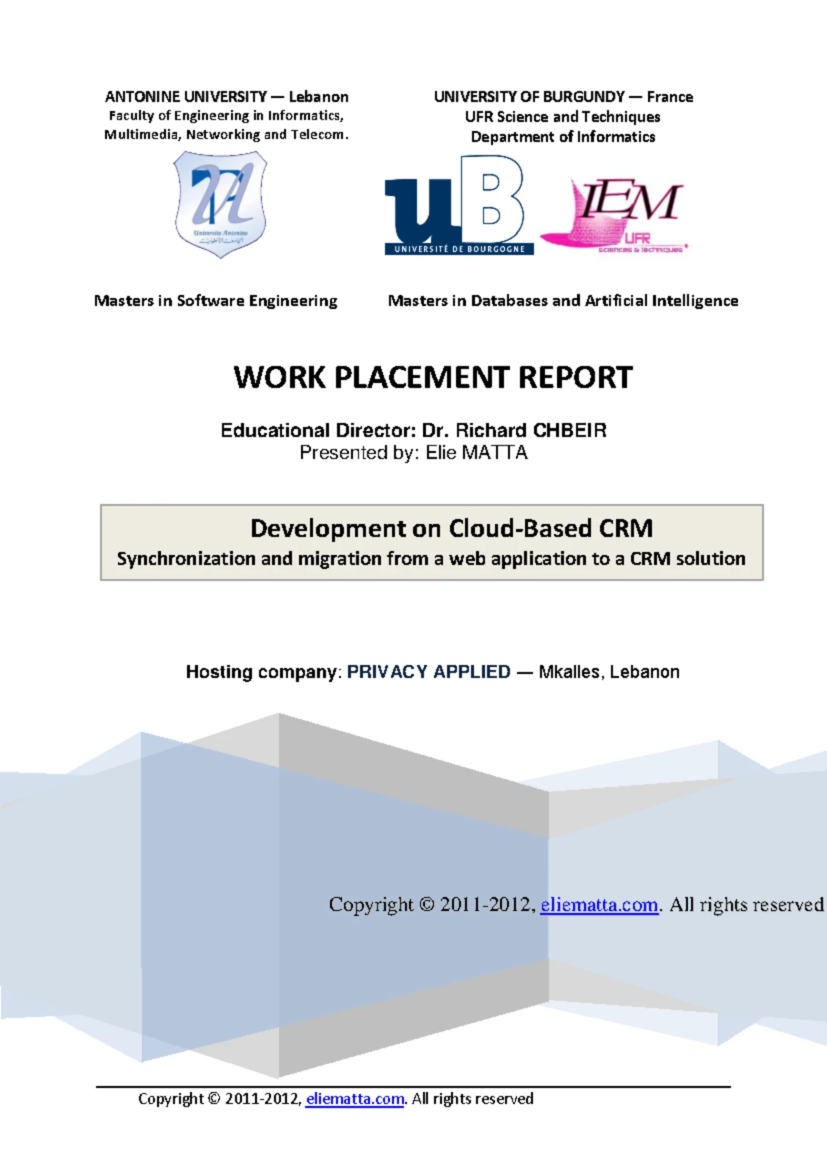 Internship-report-template - Title Internship Report Template ...