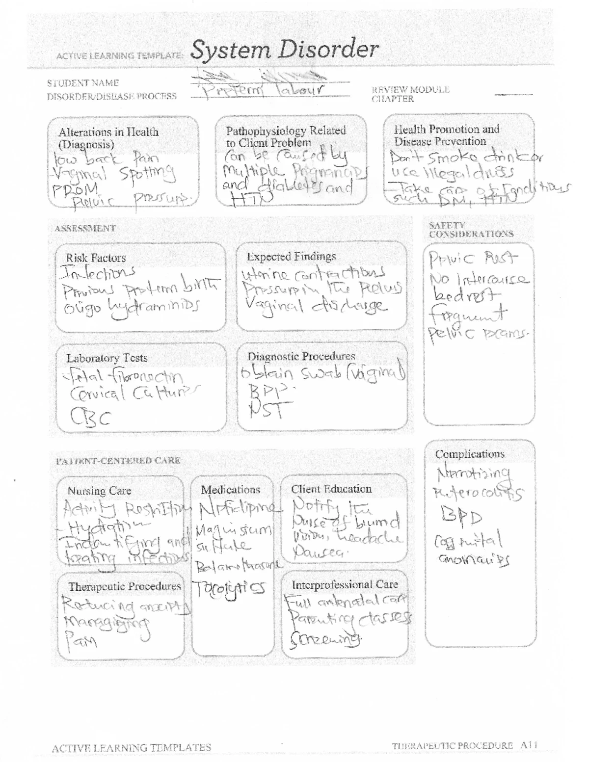 Peds Care Plan 2 - Care plan - t  » HOLY FAMILY UNIVERSITY-SCHOOL OF  NURSING AND ALLIED HEALTH - Studocu