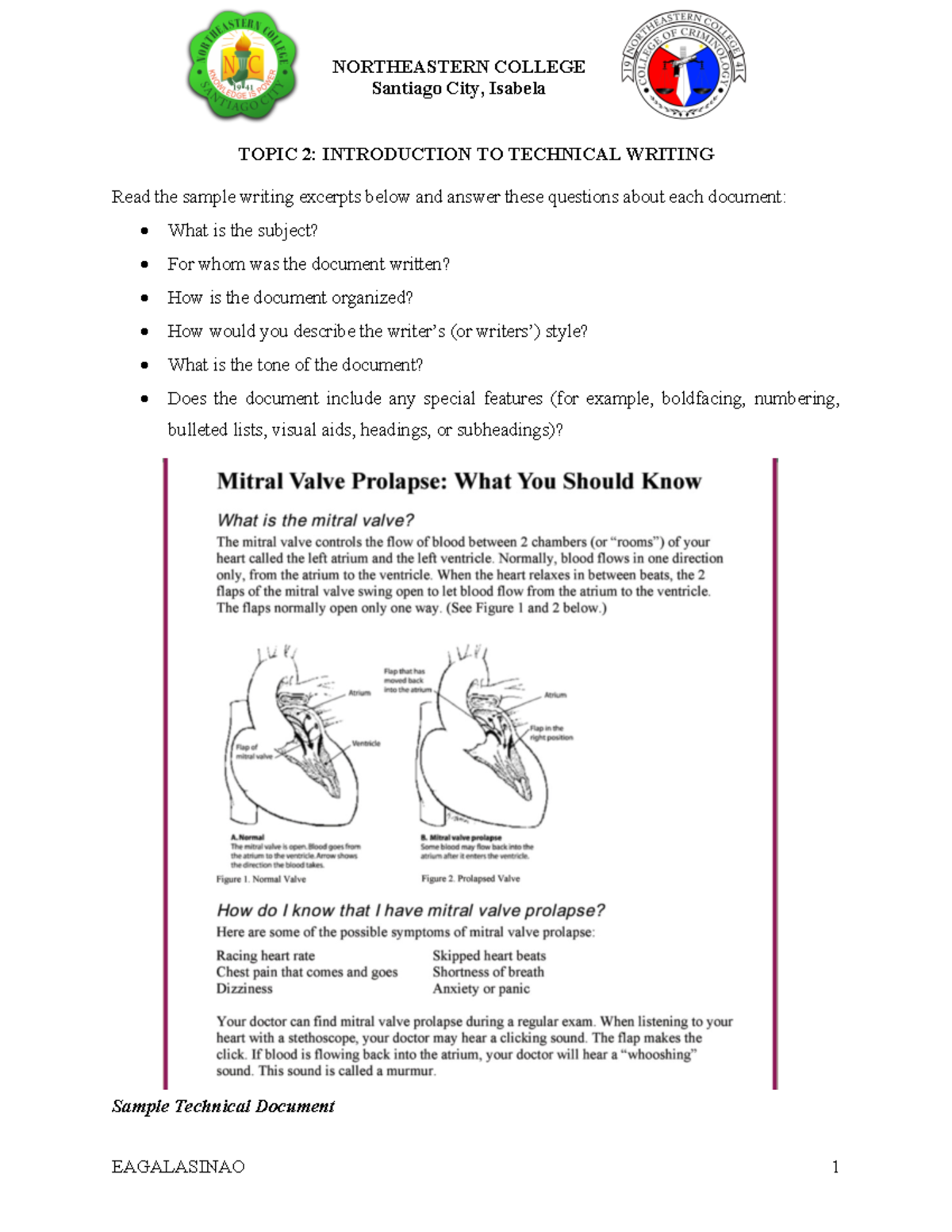 Tech 1 - Intro to Technical Writing Overview and Key Features - Studocu