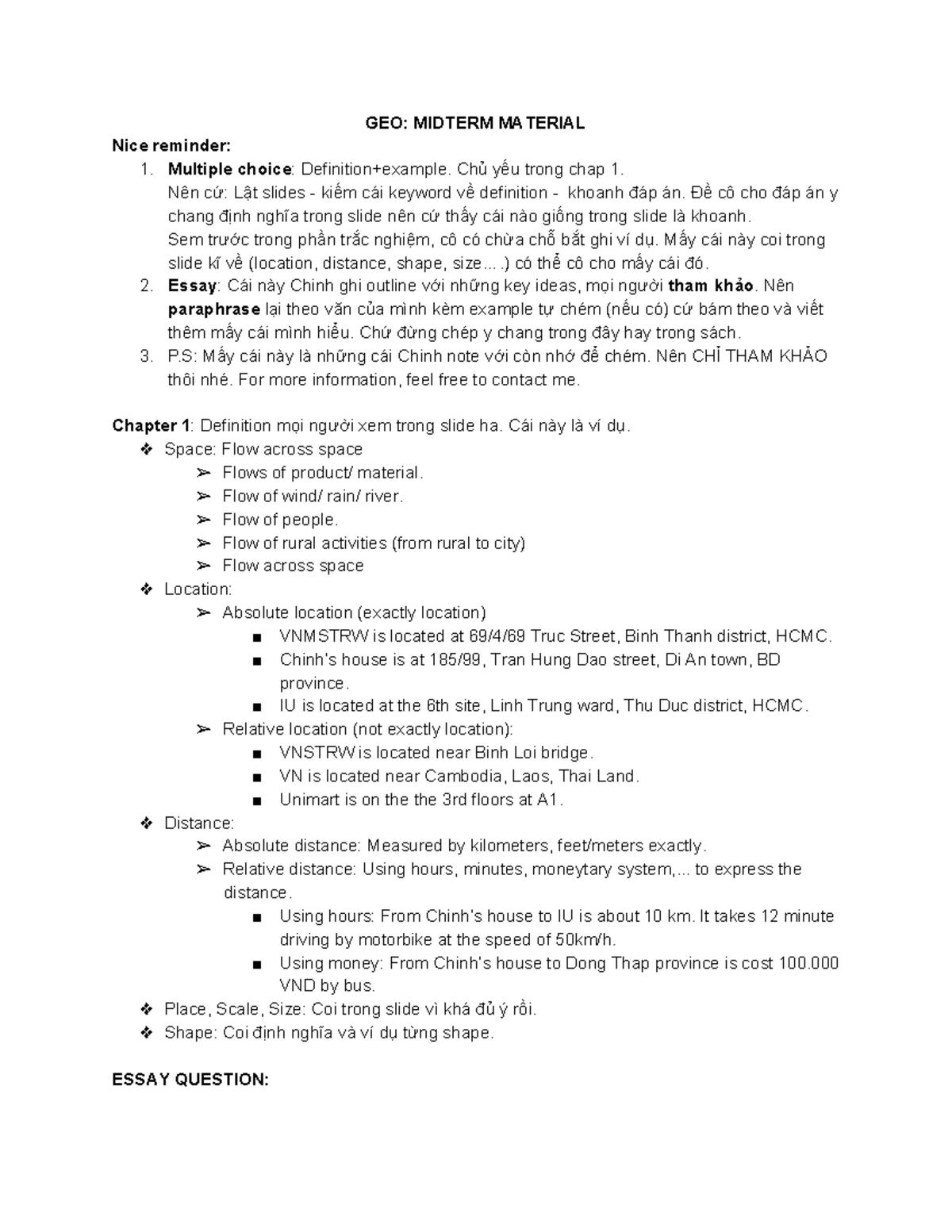 Geography 101: Final Exam Study Guide on Retail Internationalization ...