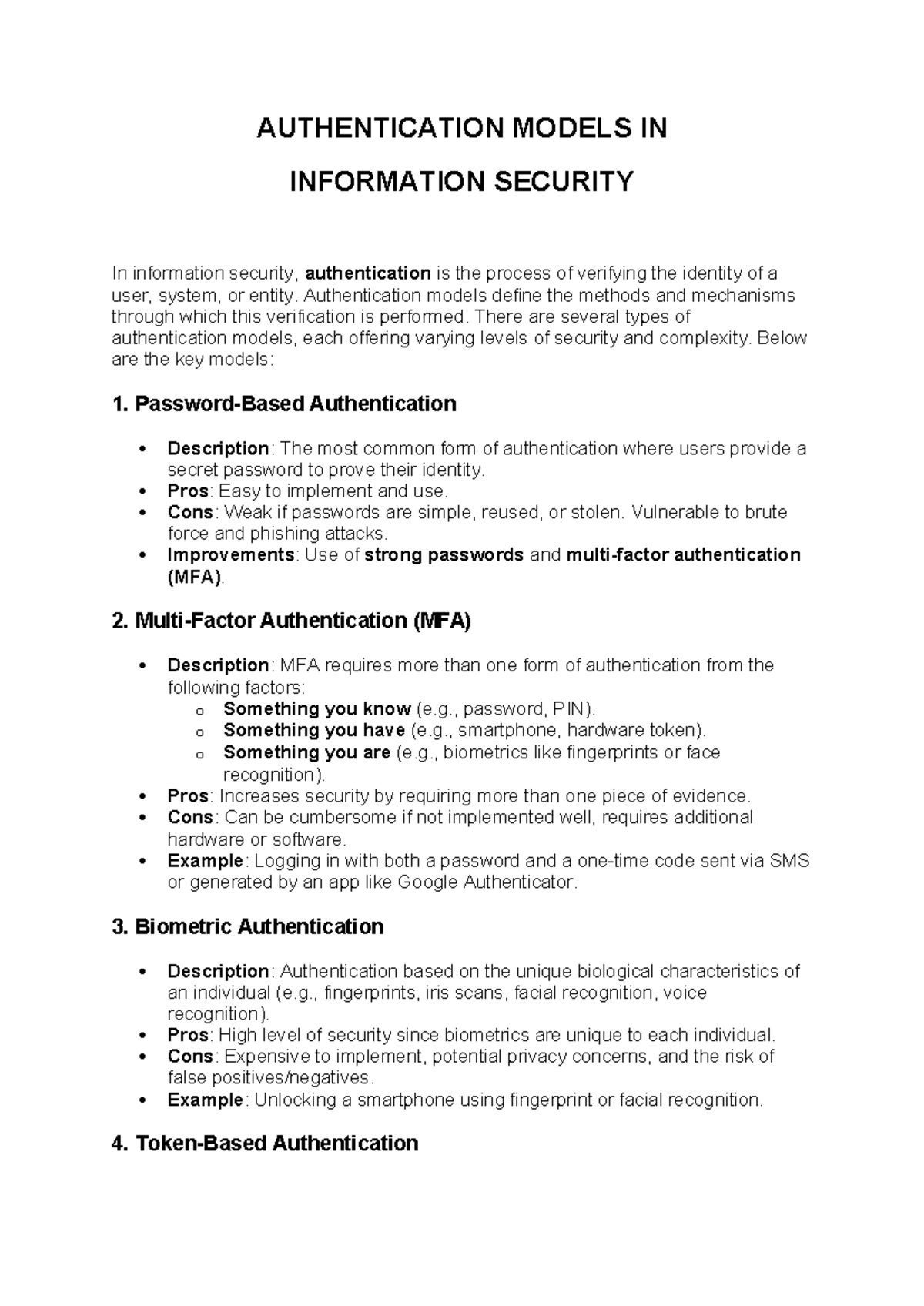 Authentication Models in Info Security: Types & Pros/Cons Analysis ...