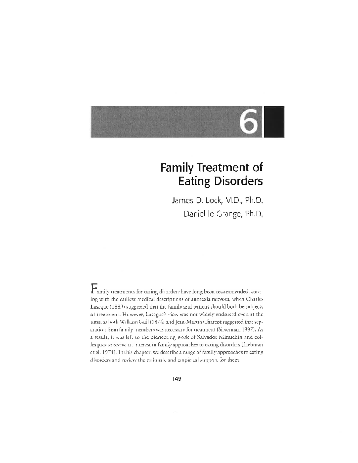 Family-Based Treatment of Eating Disorders: An Overview and Insights ...