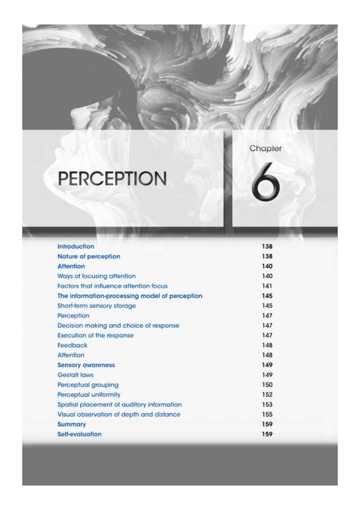 Chapter on Perception: Understanding Sensory Processes - Studocu
