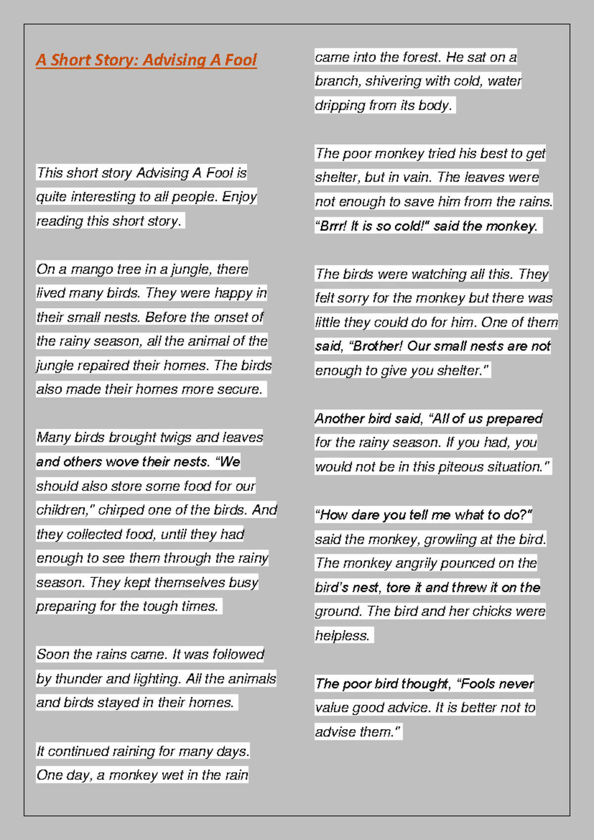 BCA1 72 Important Lessons from 