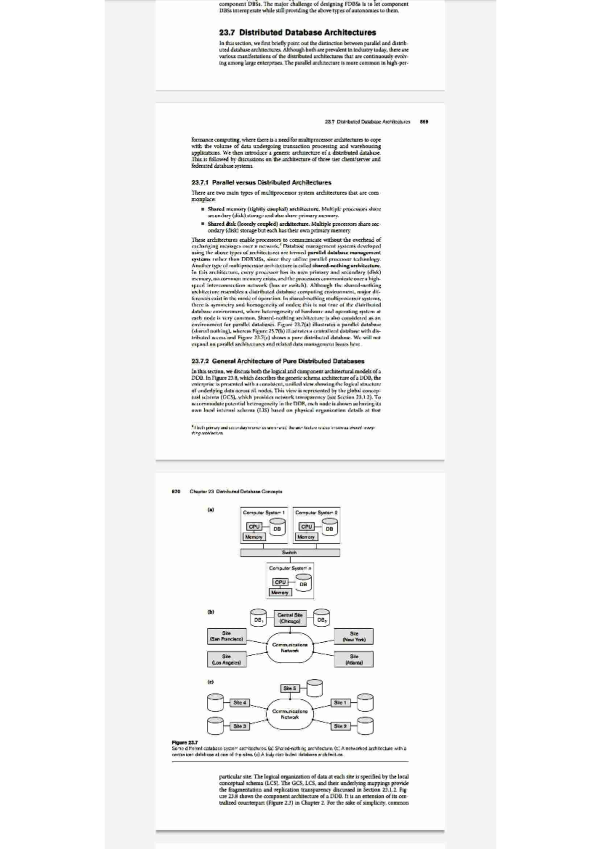 Unit 2 DBMS: Distributed Database Architectures and Component ...