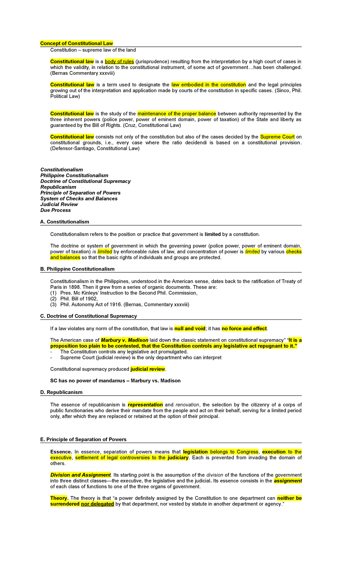 Constitutional Law Insights: Key Concepts and Principles Explained ...