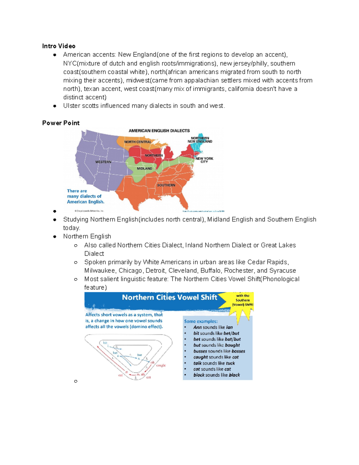 American English Dialects: Northern, Midland, and Southern 