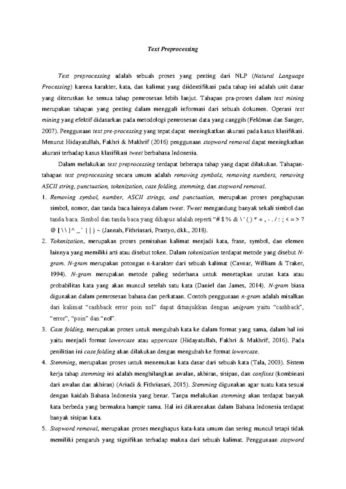 7.1 Text Preprocessing: Pentingnya Dalam Natural Language Processing ...