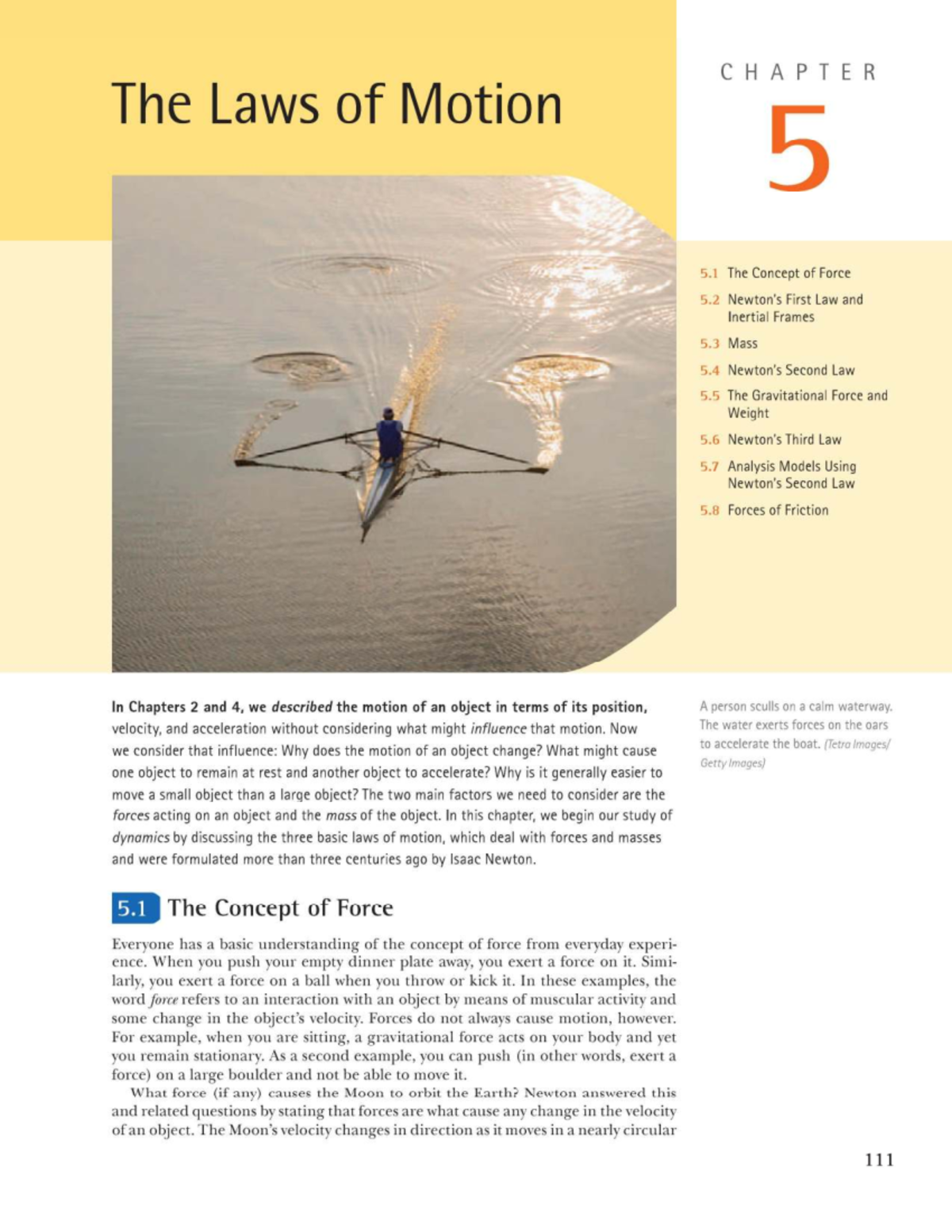 CHAPTER 5: The Laws of Motion - Dynamics and Forces Analysis - Studocu