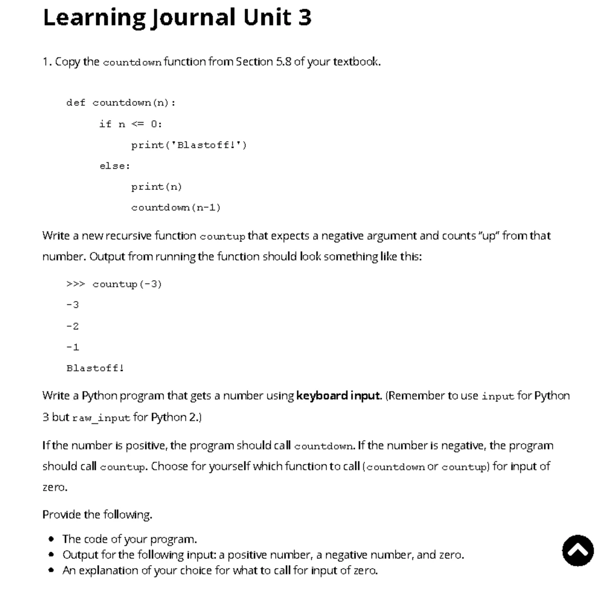 CS 1101 - AY2020-T5 Learning Journal Unit 3 - Home Learning Journal ...