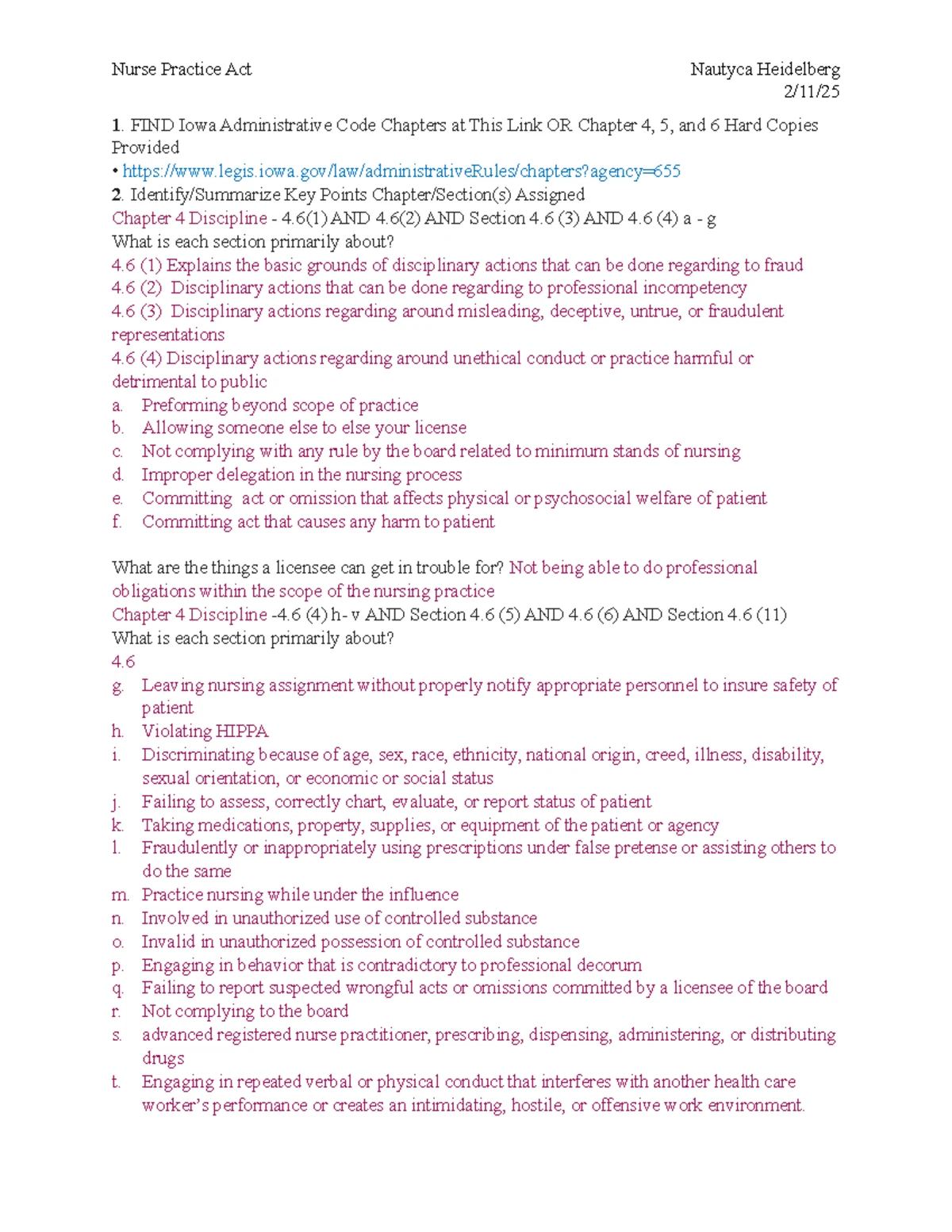 OSU Two Missed Nurse Survivor Course Contract - Nurse Survivor – Unable ...