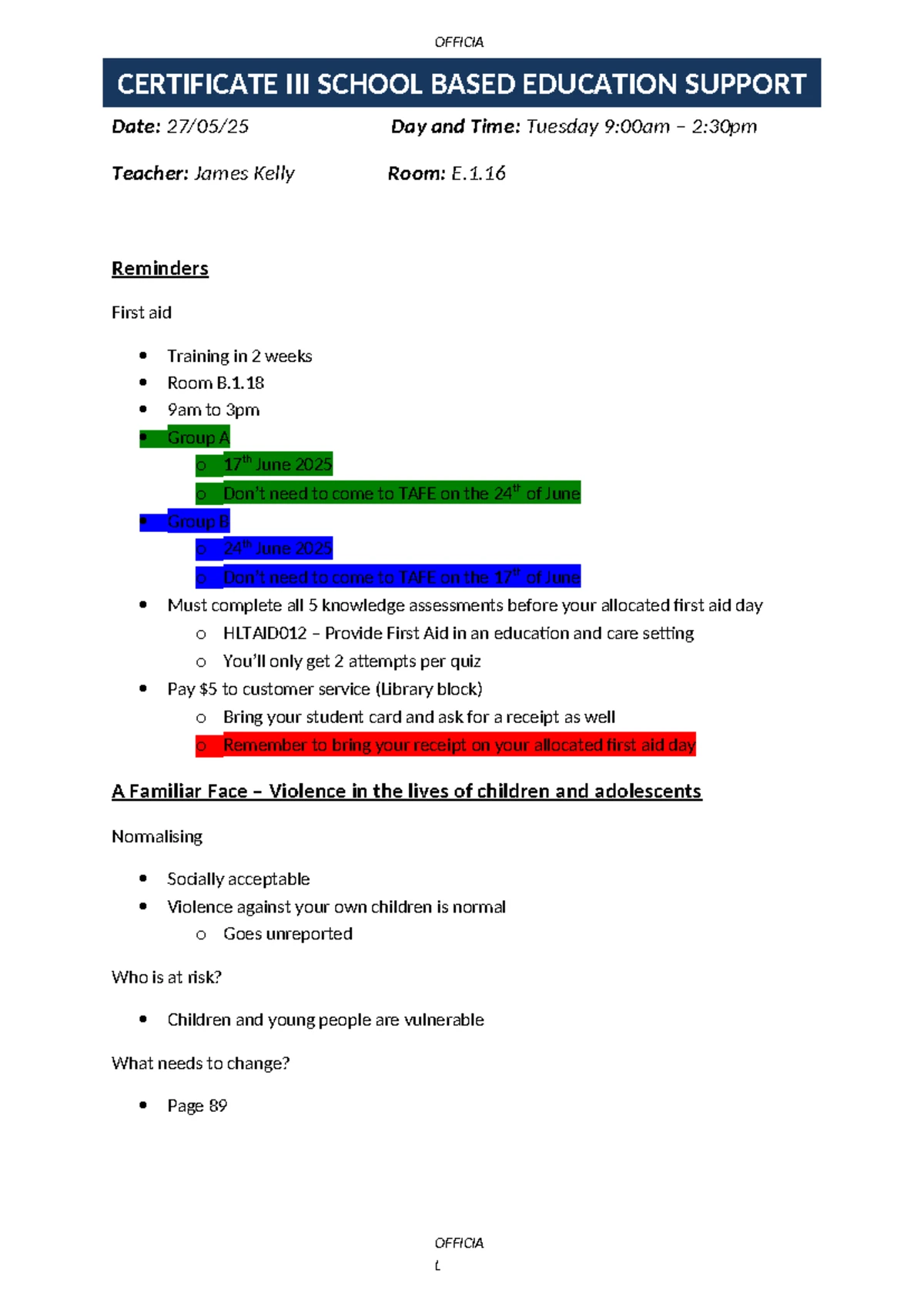 CHCEDS061: Notes on School-Based Education Support Strategies - Studocu
