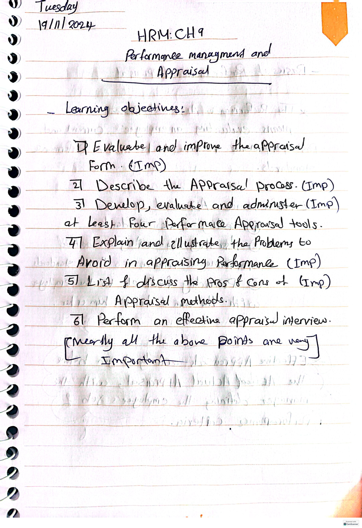 HRM CH9: Performance Management and Appraisal Notes - Studocu