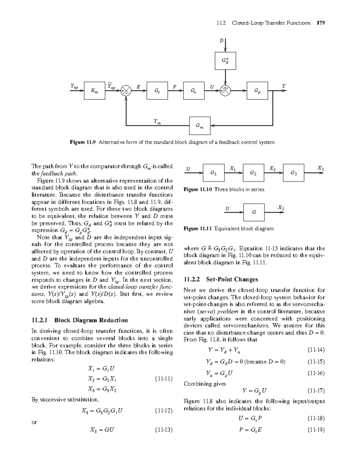 11.2 Transfer Functions and Block Diagram Reduction in Control Systems ...