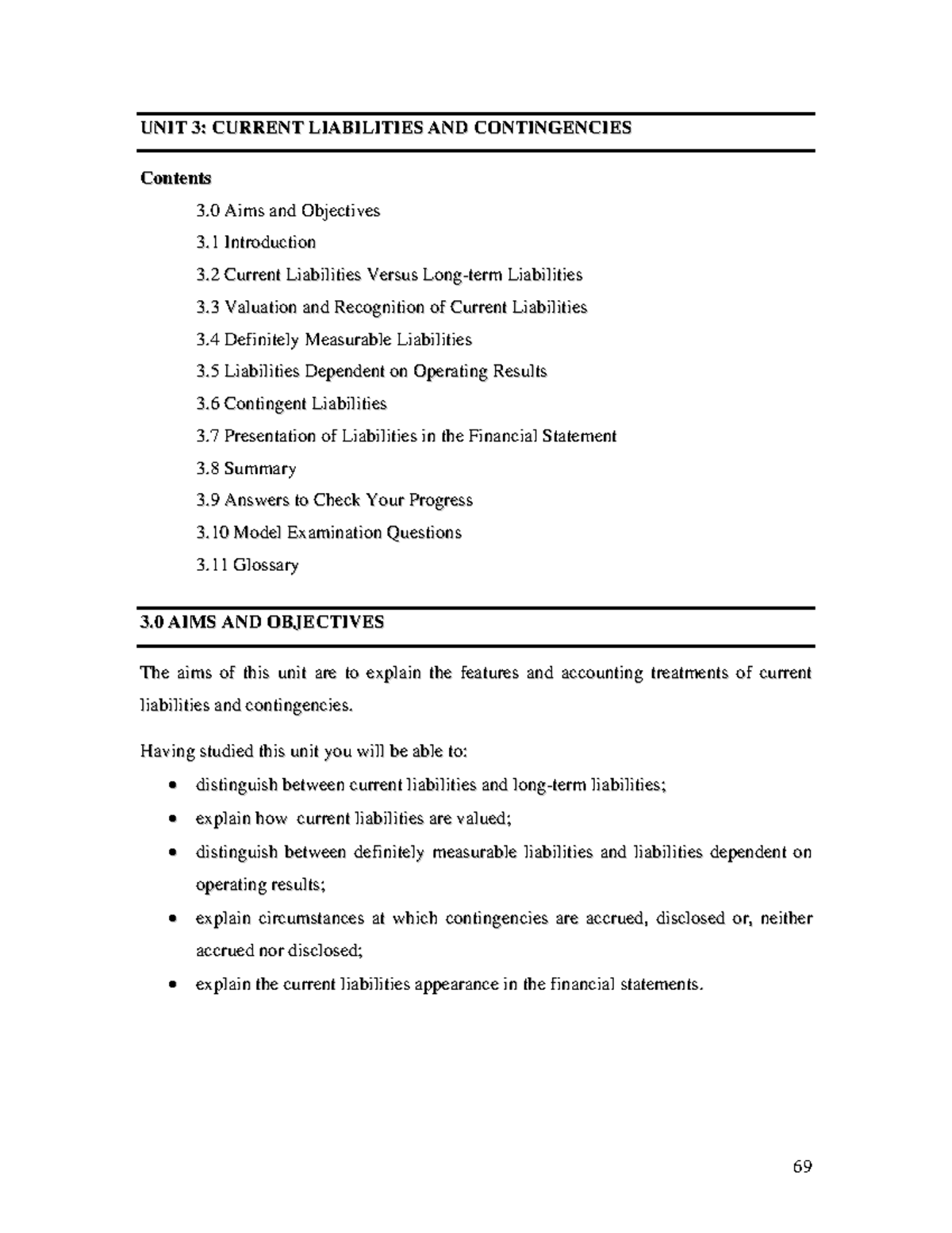 Unit 3: Current Liabilities and Contingencies in Financial Accounting ...