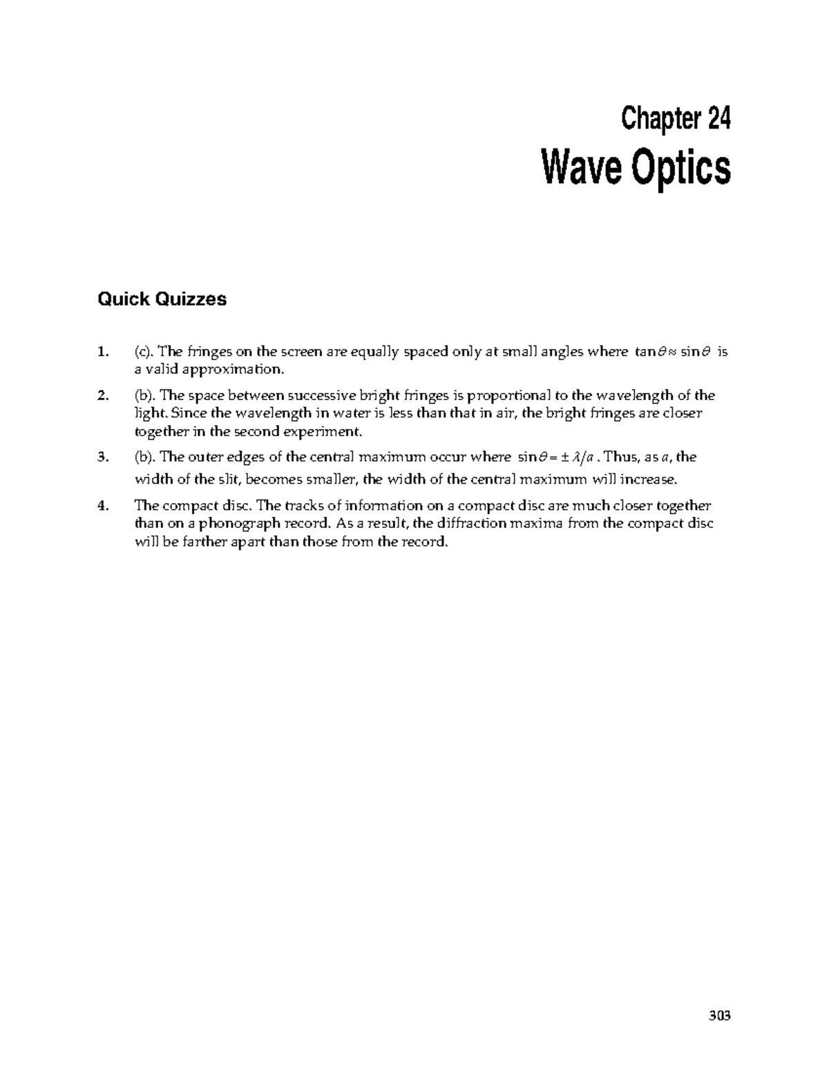Solution Manual - College Physics 7th Edition - Serway CH24 Wave Optics ...