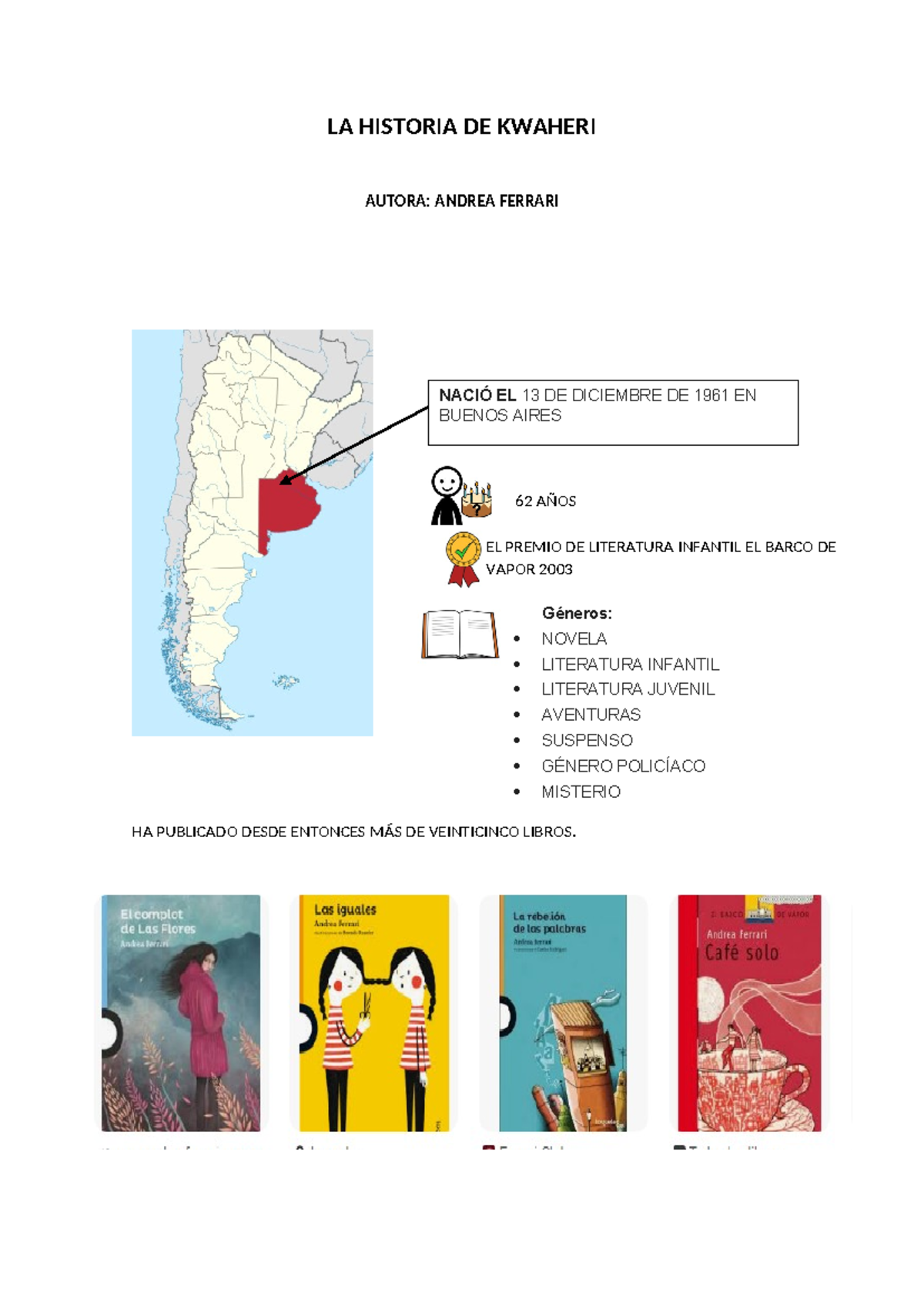 LA HISTORIA DE KWAHERI - KWAHERI: Actividades y Secuencia Didáctica ...