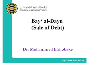 RIBA - Notes on Islamic transactions riba - RIBA Introduction to Riba ...