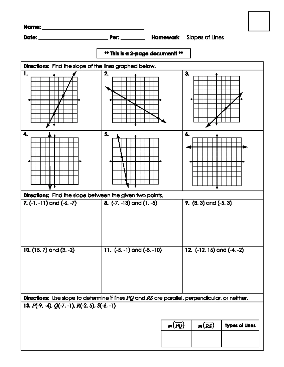 Geometry 3-3 Practice: Proving Parallel Lines with Converses - Studocu