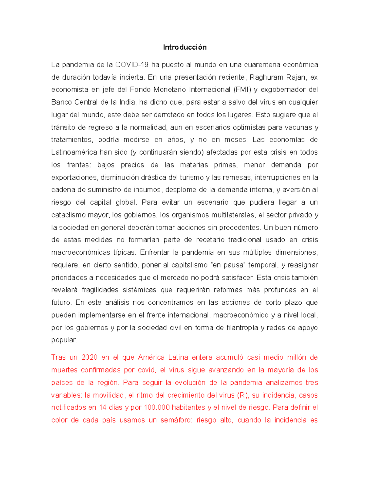 Impacto Económico de la COVID-19 en América Latina: Análisis y Medidas ...