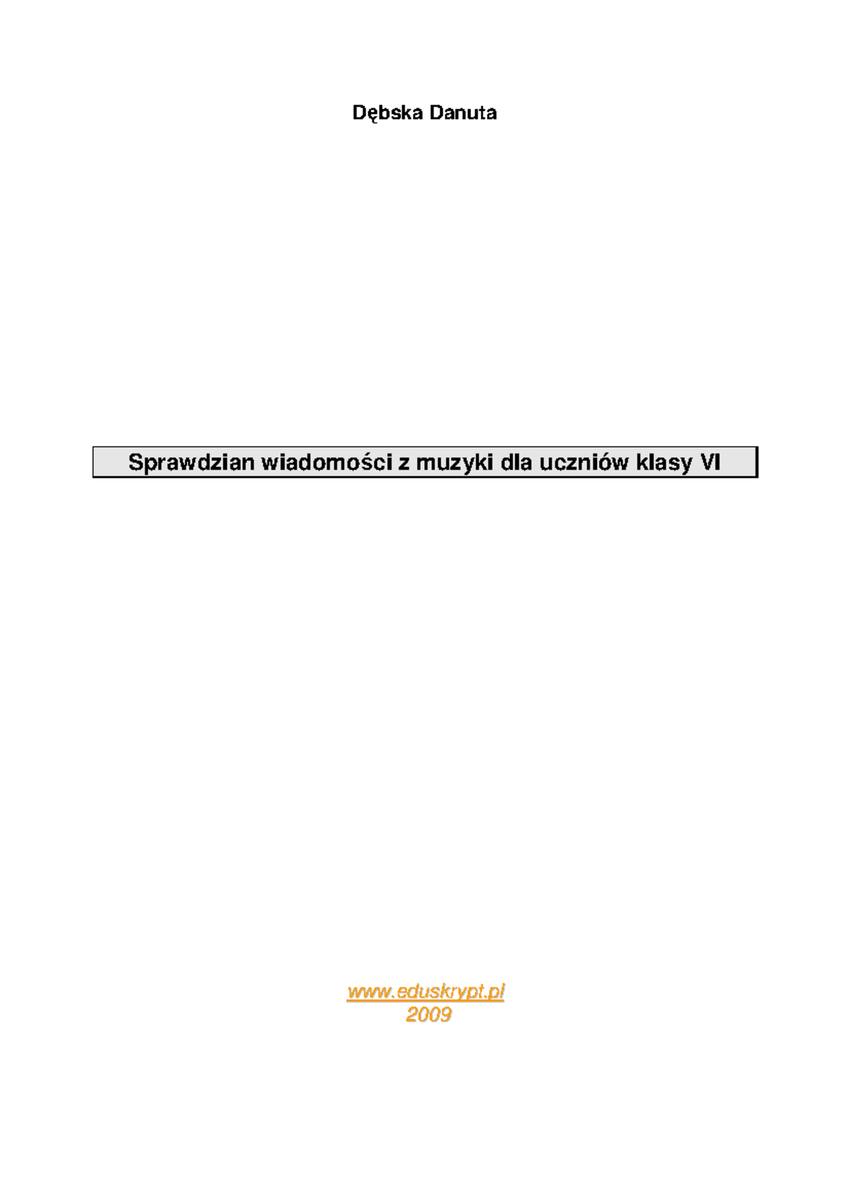 Sprawdzian Z Muzyki Klasa 6 średniowiecze www.studocu.com