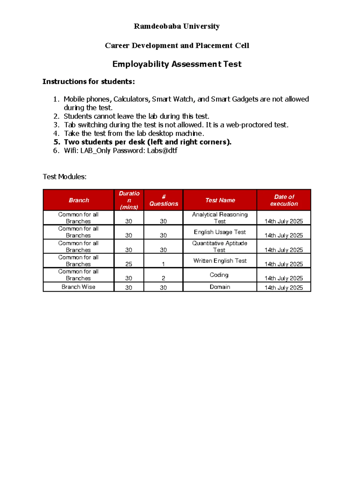 Employability Assessment Test Questions & Answers (CSE AIML) - Studocu