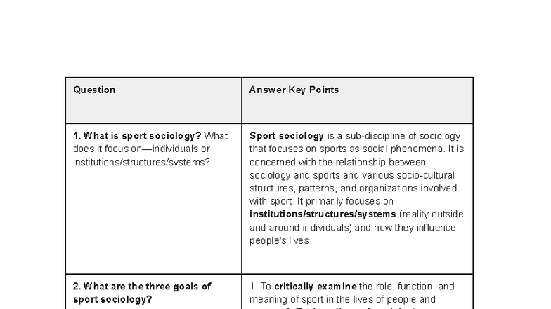 Kinesiology KIN 401 Final Exam Study Guide: Key Concepts & Insights ...