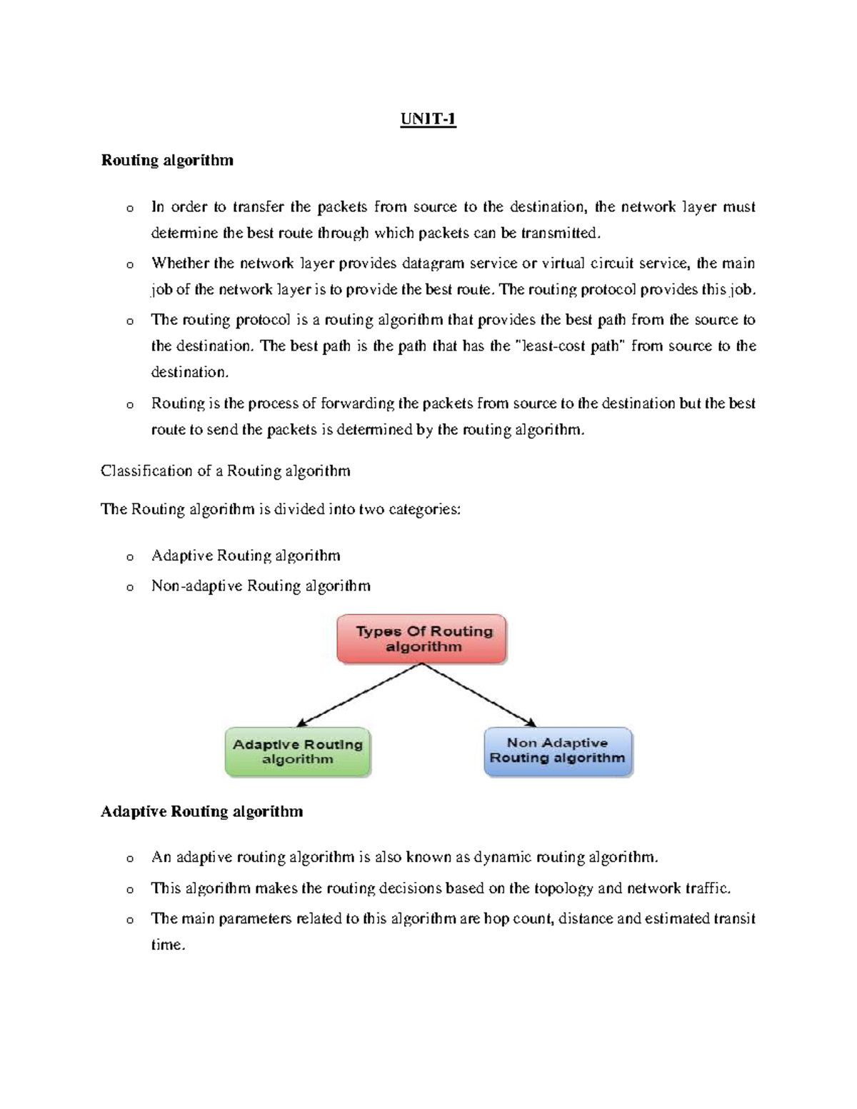 Routing Algorithms: Understanding Adaptive and Static Methods (CS101 ...