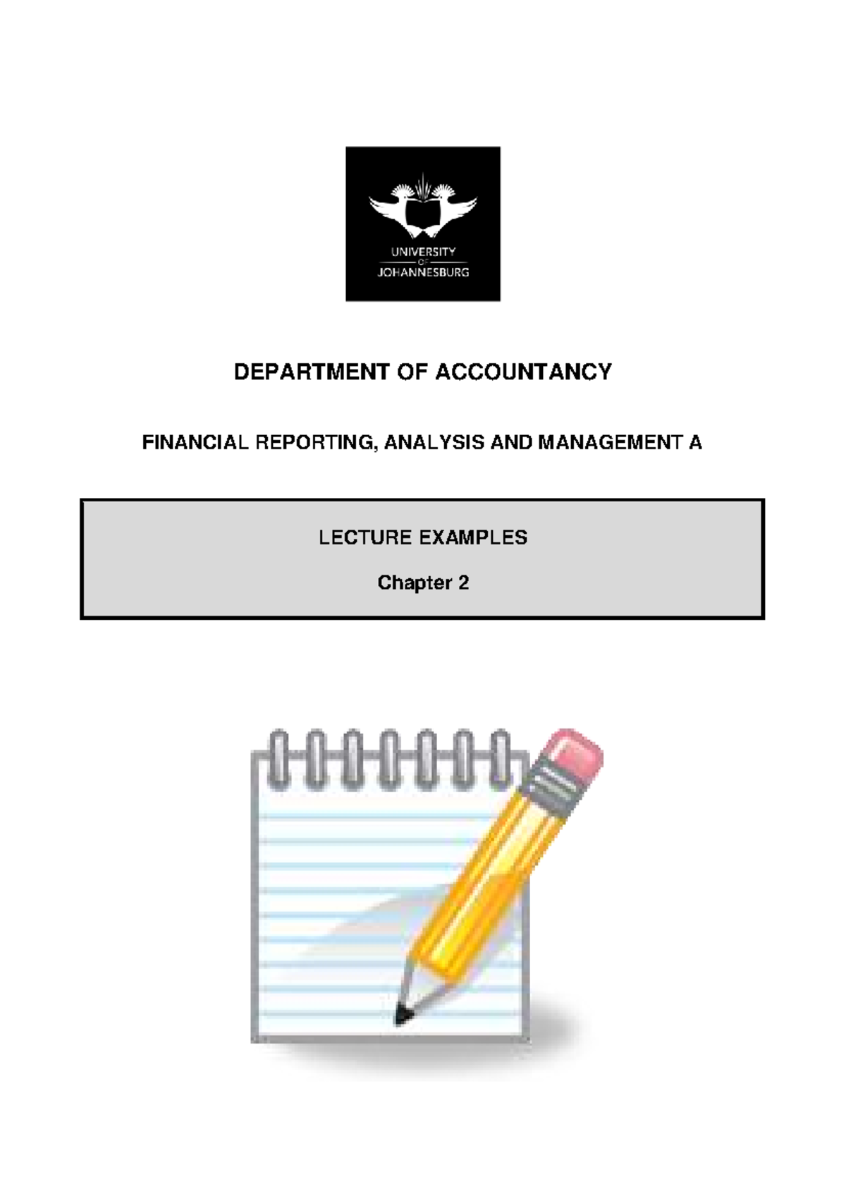 Financial Reporting, Analysis and Management A - Chapter 2 Lecture ...