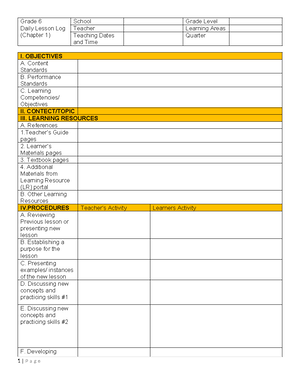 ASSESSMENT IN LEARNING 1: Data Presentation Techniques and Analysis ...