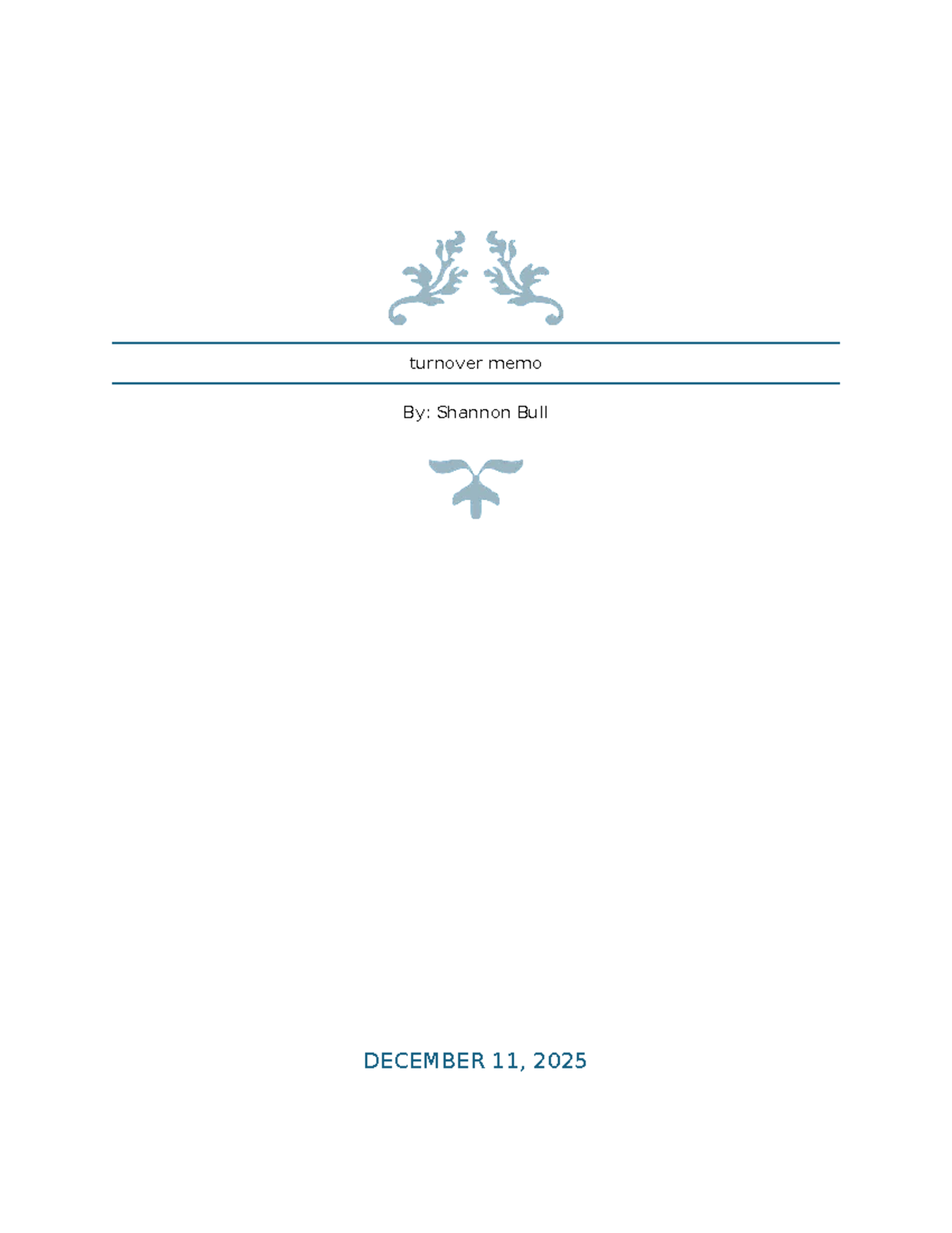 HRM 425 Turnover Memo: Understanding the Advantages of Employee ...