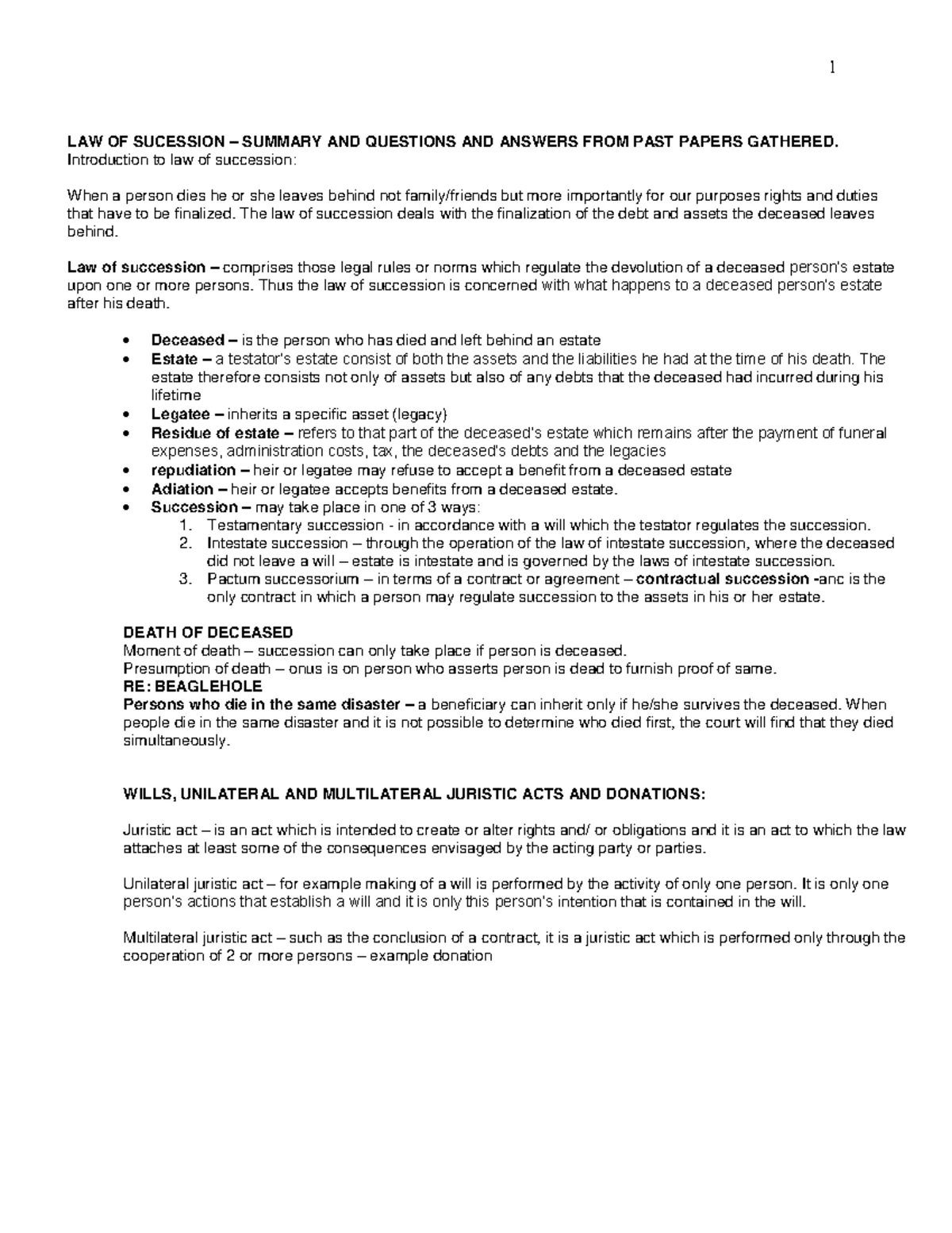 International law notes on Chapter 1 to 7 summary - INTERNATIONAL LAW ...