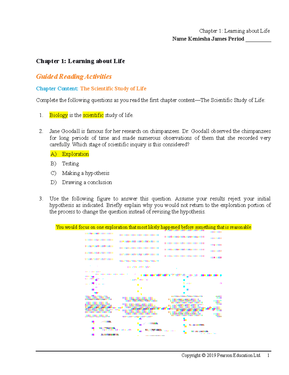 Active Reading Guide: Chapter 1 Activities (Biology 101) - Studocu