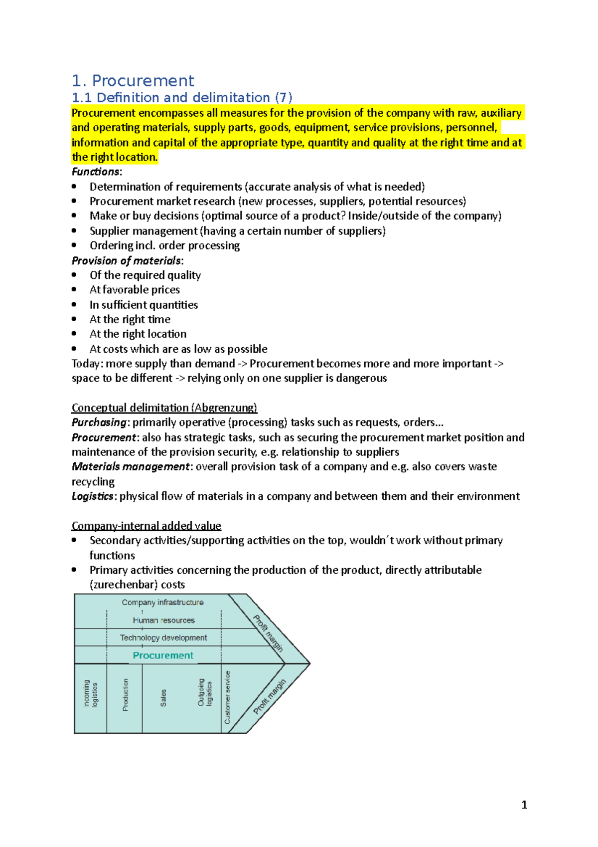 Procurement Overview: Key Concepts and Strategies (Course Code: PROC ...