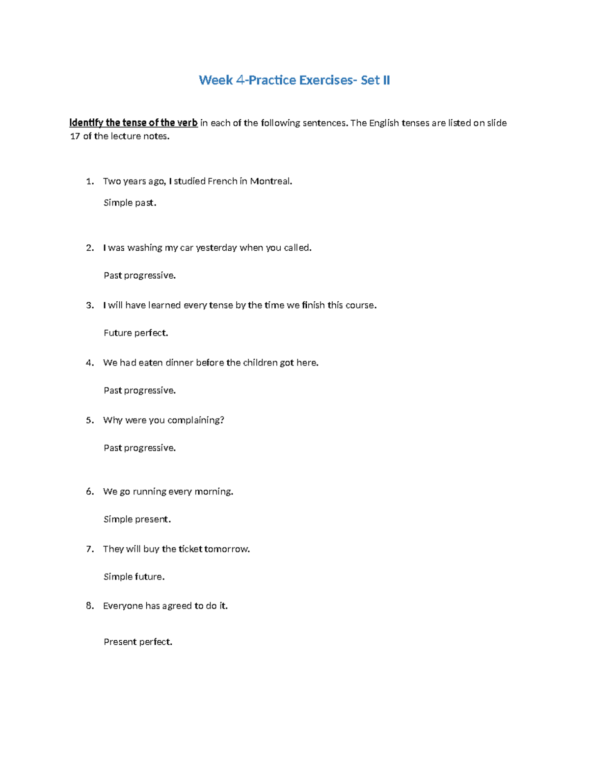 Week+4-Practice+Exercises-Set+II - Week 4 -Practice Exercises- Set II ...