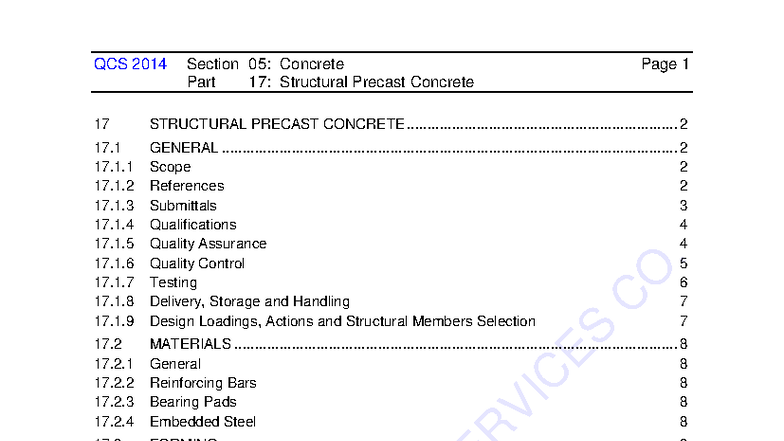 Section 5-PART 17: Detailed Overview of Structural Precast Concrete ...