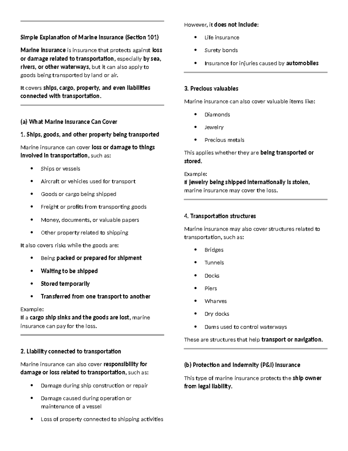 Classifications of Insurance: A Comprehensive Overview (INS101) - Studocu