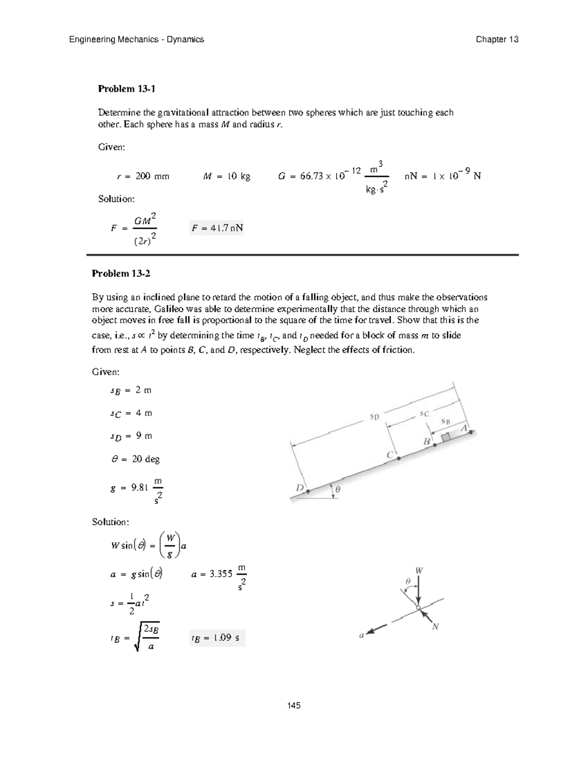Engineering Mechanics Dynamics CH14 Problem Set: Work, Energy, and ...