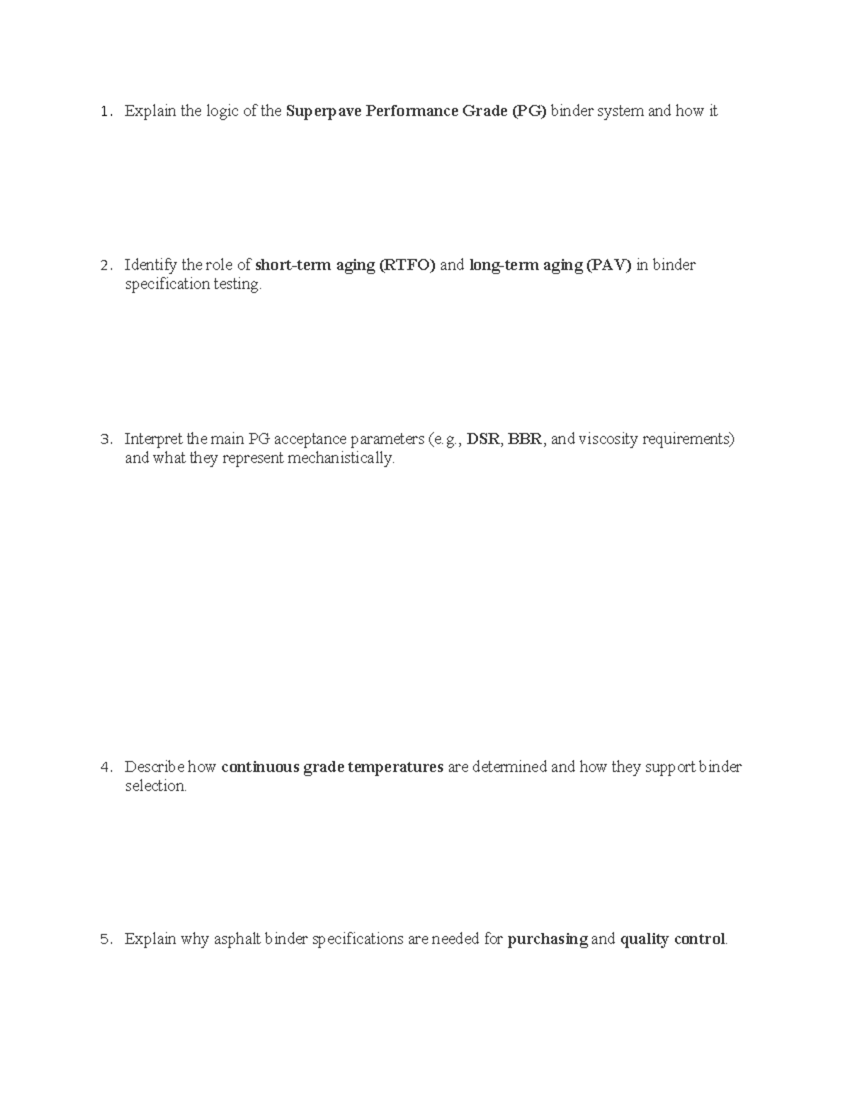 Superpave PG Binder System: Key Concepts and Specifications Overview ...