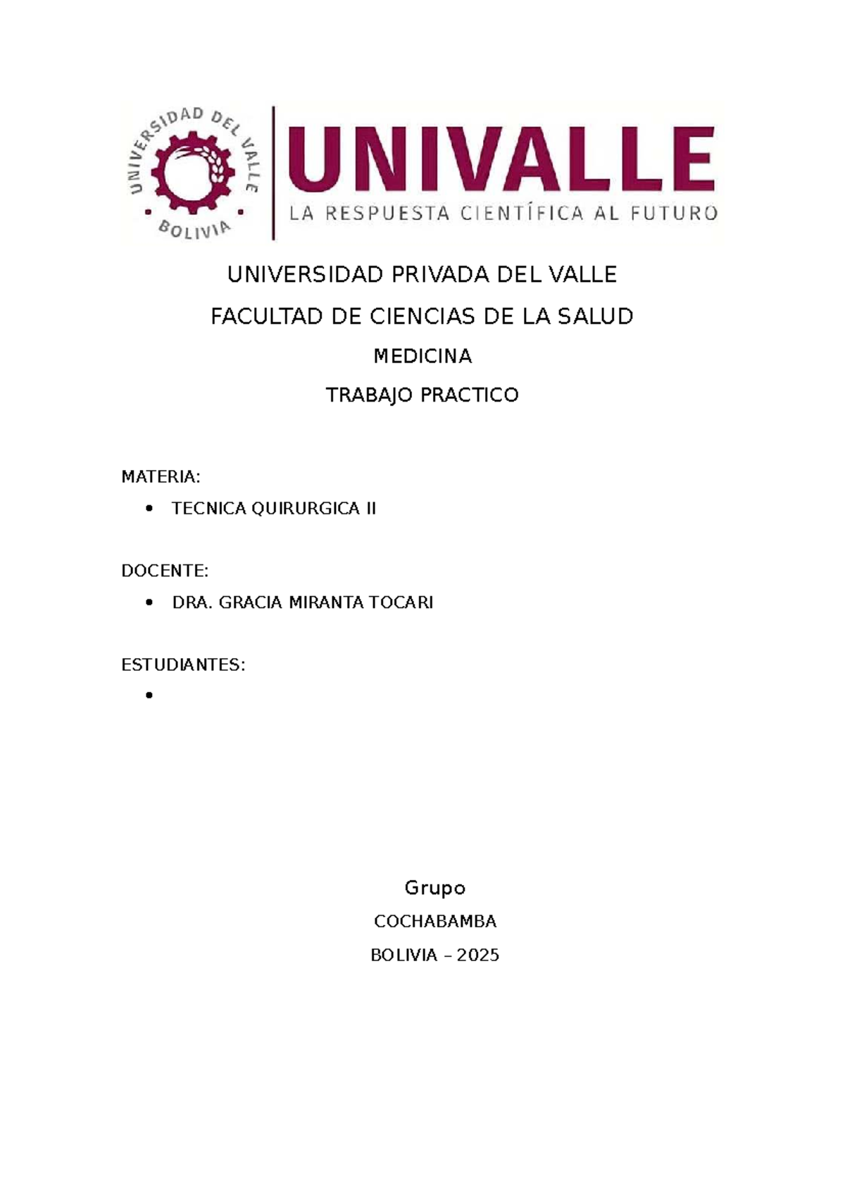 Trabajo Práctico TQ II: Incisión de Cherney en Cirugía Abdominal - Studocu