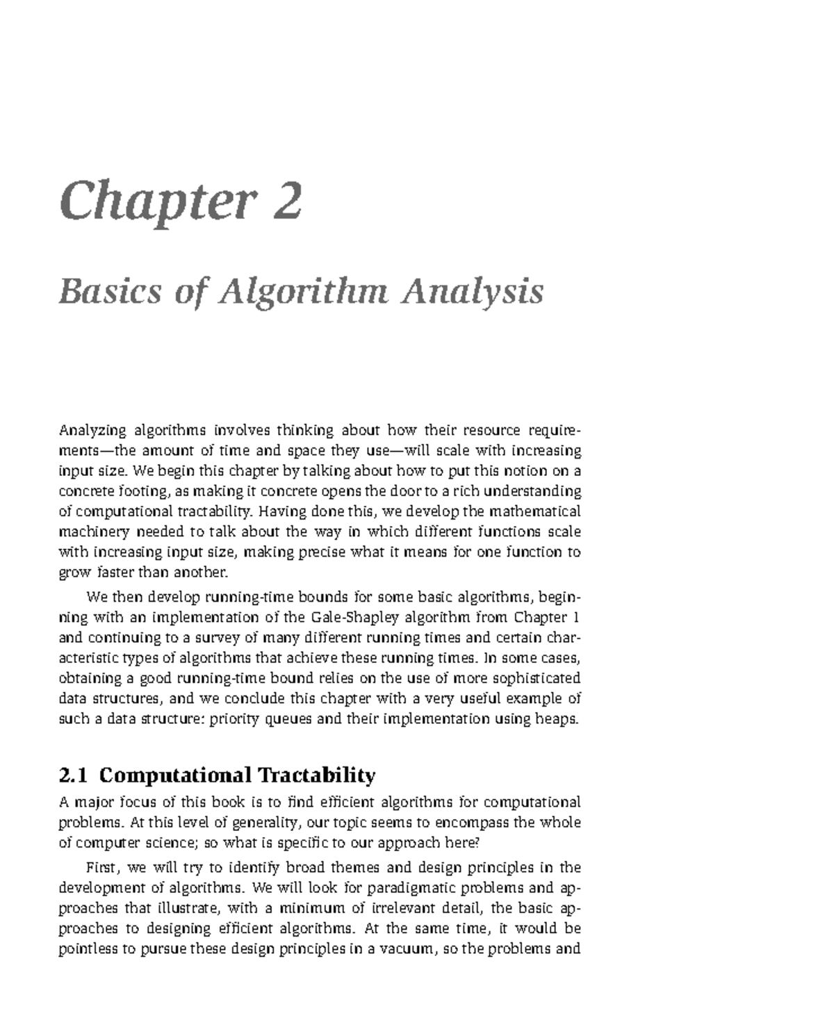Algorithm Design by Jon Kleinberg, Eva Tardos-pages-2 - Chapter 2 ...