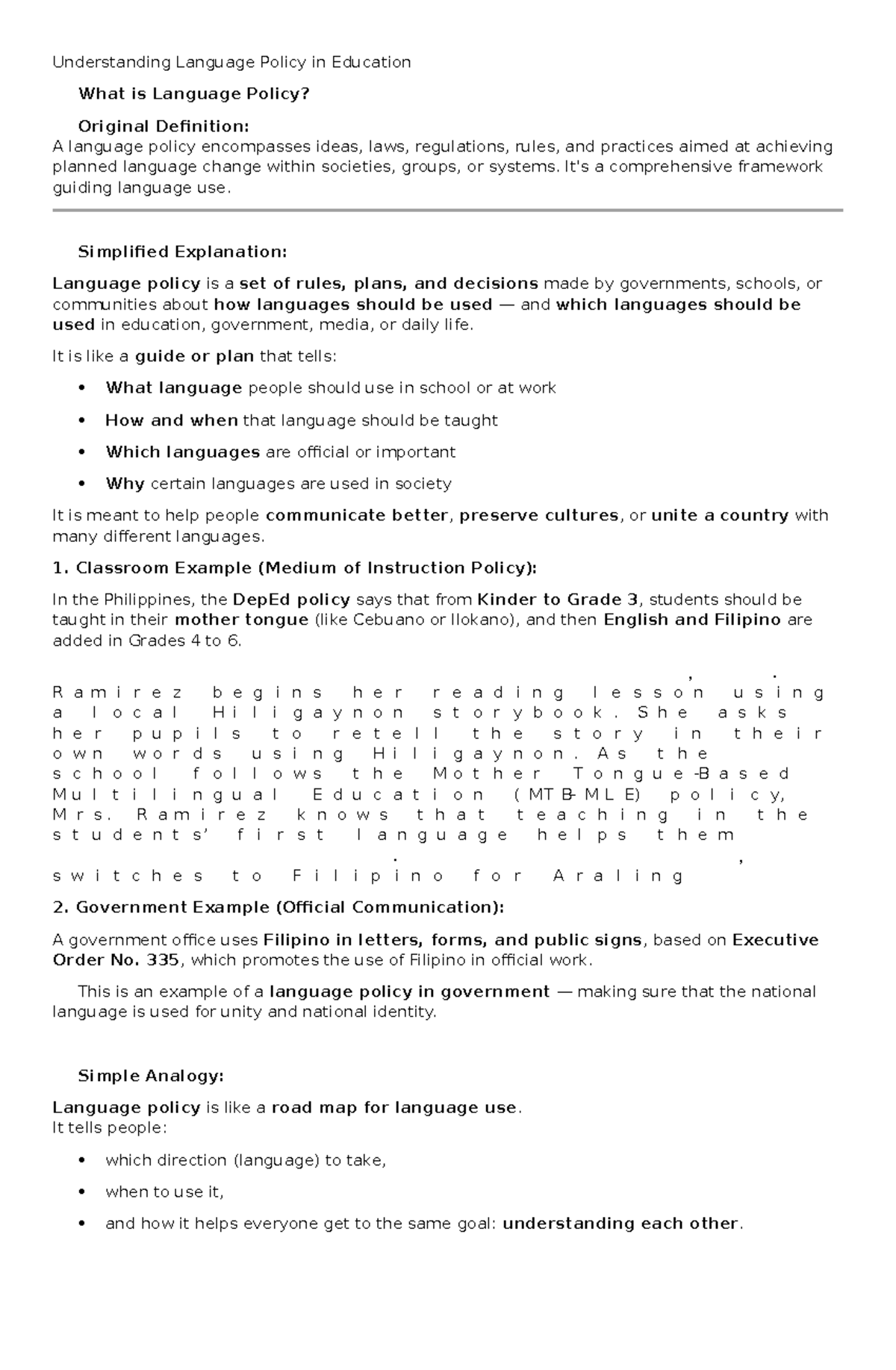 Understanding Language Policy in Education: A Comprehensive Overview ...