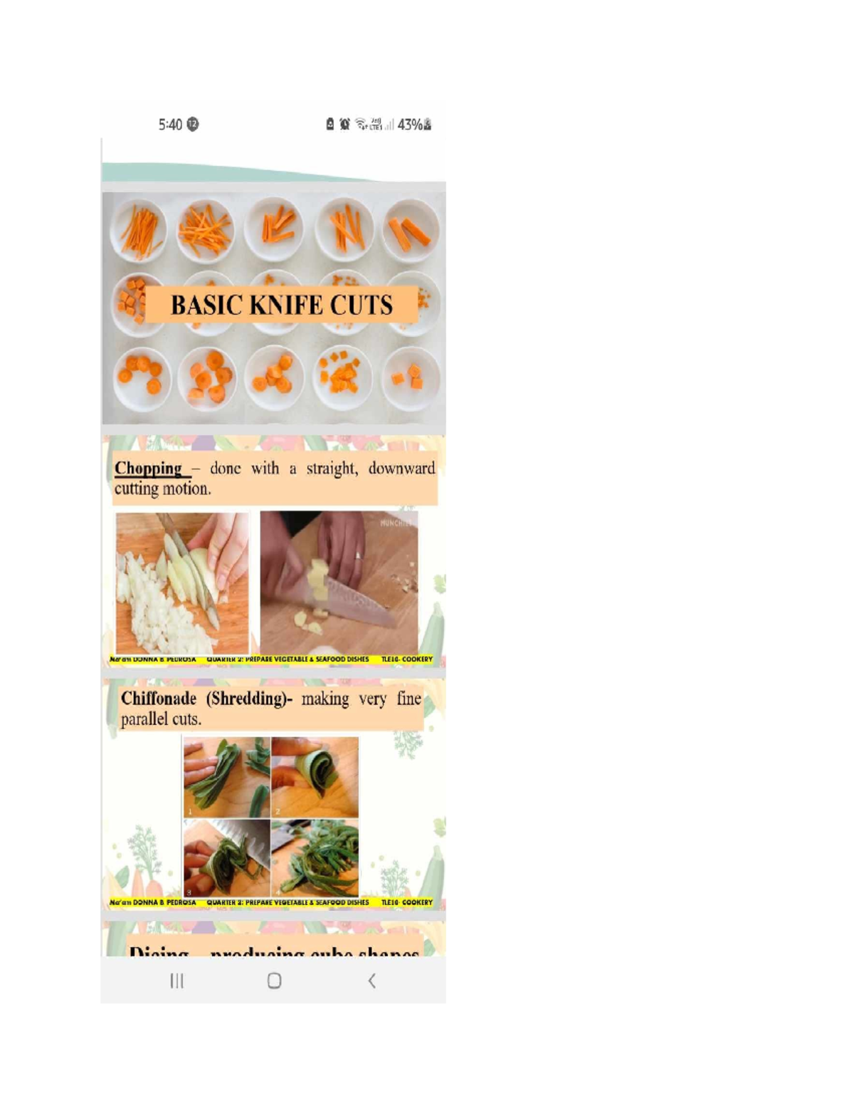 Doc1 - research - 5:40 12 LTE1 Vol) il BASIC KNIFE CUTS 64330 A F ...