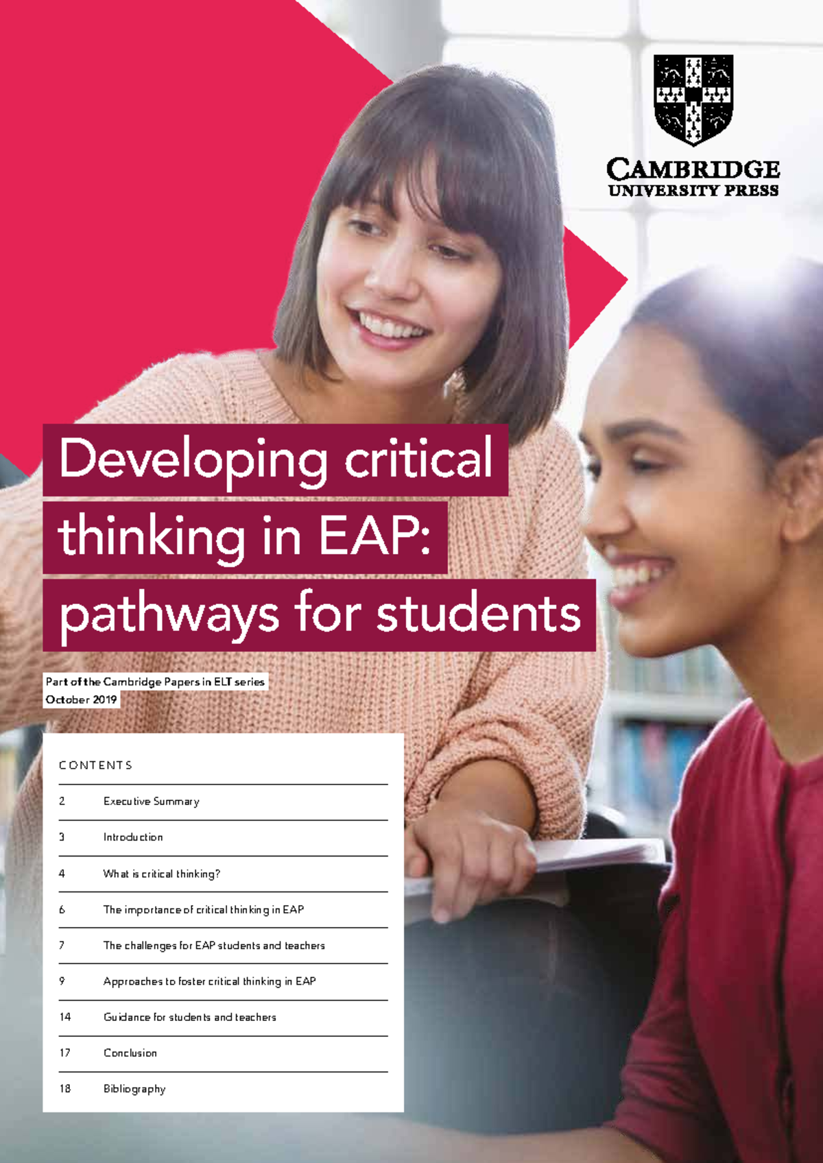 Developing Critical Thinking in EAP: Pathways for Students (ELT) - Studocu