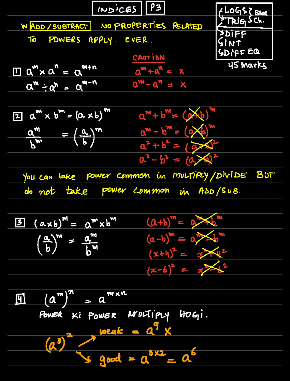P3 A Levels Binomial Expansion Notes - 75 Marks, 50 Min, 11 Qs - Studocu