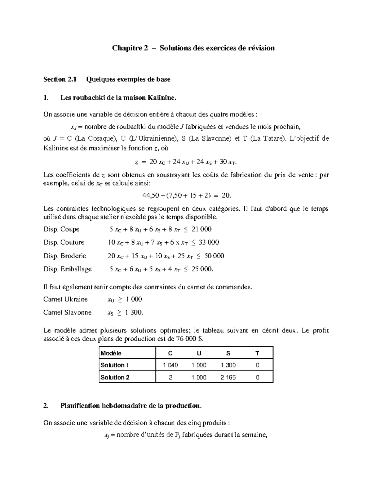 AOT3221-CHAP2 solution exo - Chapitre 2 – Solutions des exercices de ...