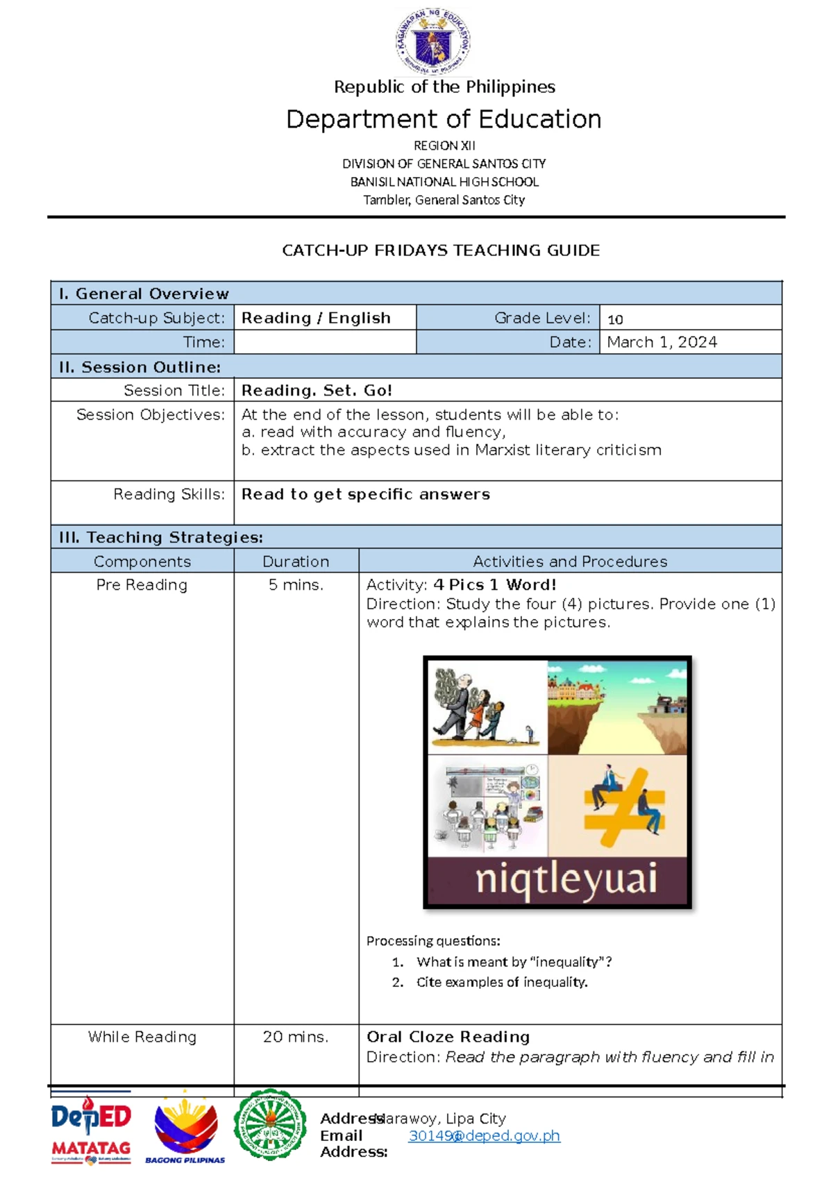 Engl9Q3ST1: Differentiating Biases and Prejudices - Summative Test 1 ...